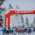 Kersti Kaljulaid osales Viru suusamaratonil