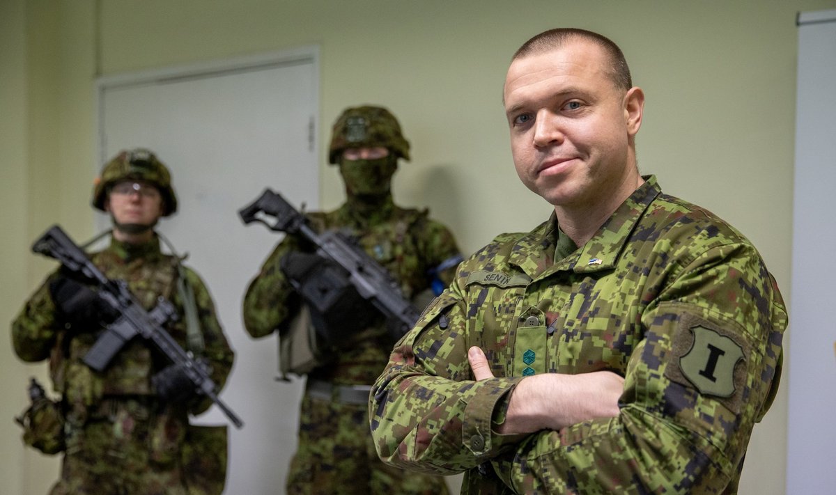 Подполковник Сил обороны Эстонии Вячеслав Сенин