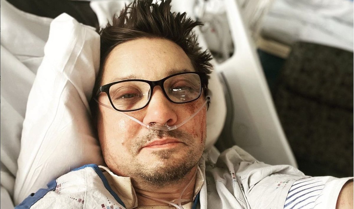 Jeremy Renner Shares Photo After Snowplow Accident
