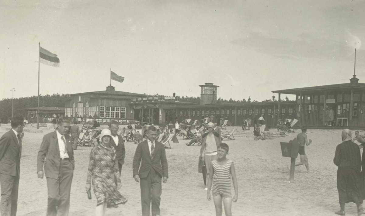 Pirita rannahoone suvitushooajal 1930ndatel