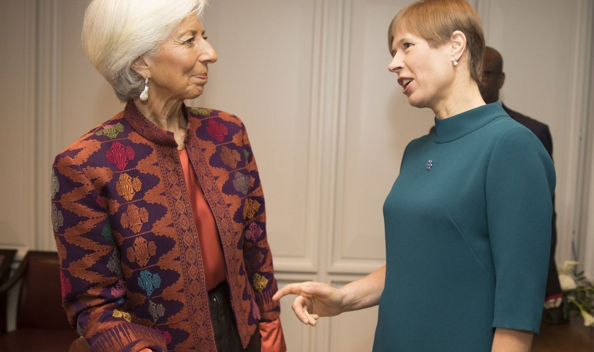 Christine Lagarde ja Kersti Kaljulaid