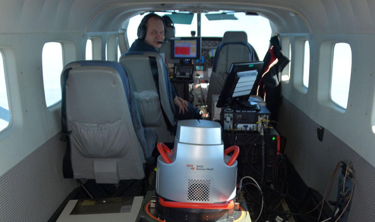 Maa-ameti lennukile  paigaldatud spektromeeter  