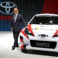 Toyota president valas rallimeeskonna kiidusõnadega üle