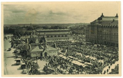 Uue turu melu 1930. aastail. Esiplaanil kaalukoda.