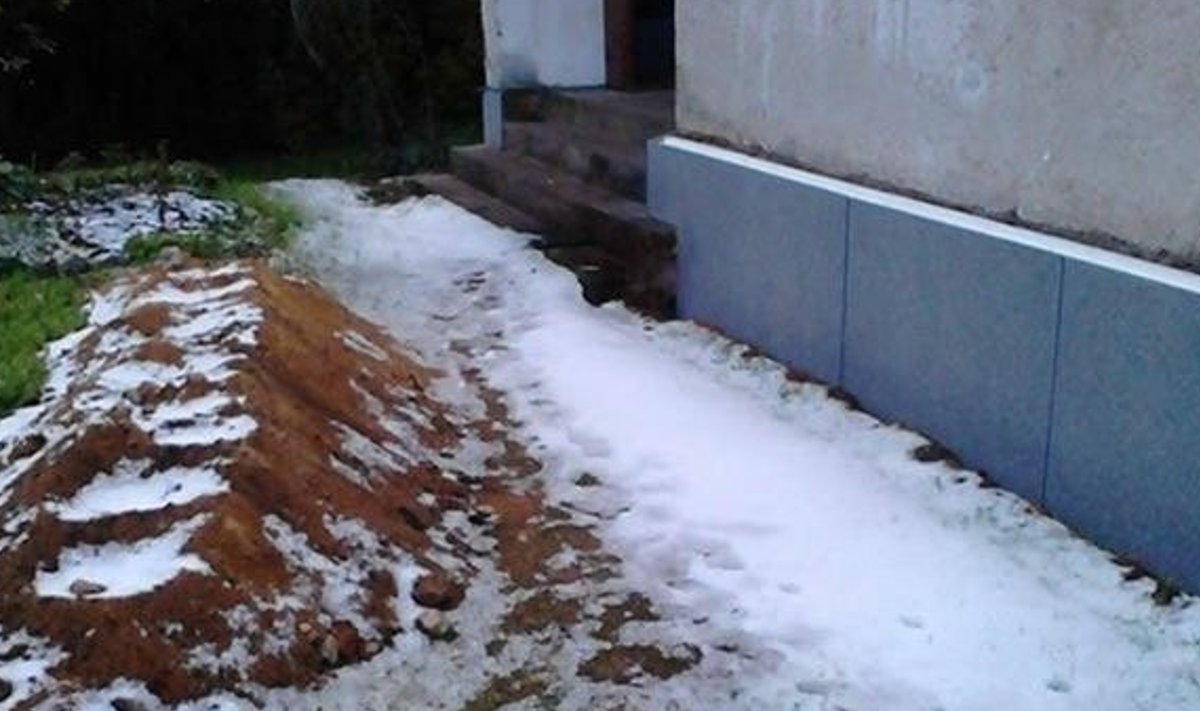 Vastse-Kuustes sadas 9. oktoobril lumi maha