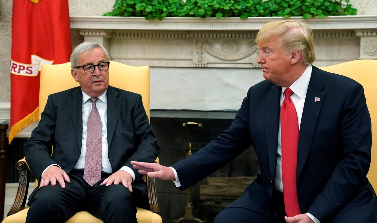 Junckeri sõnul on tal Trumpiga hea klapp. „Talle meeldivad inimesed, kes ei püüa tülist mööda vingerdada,” ütles ta pärast kohtumist.