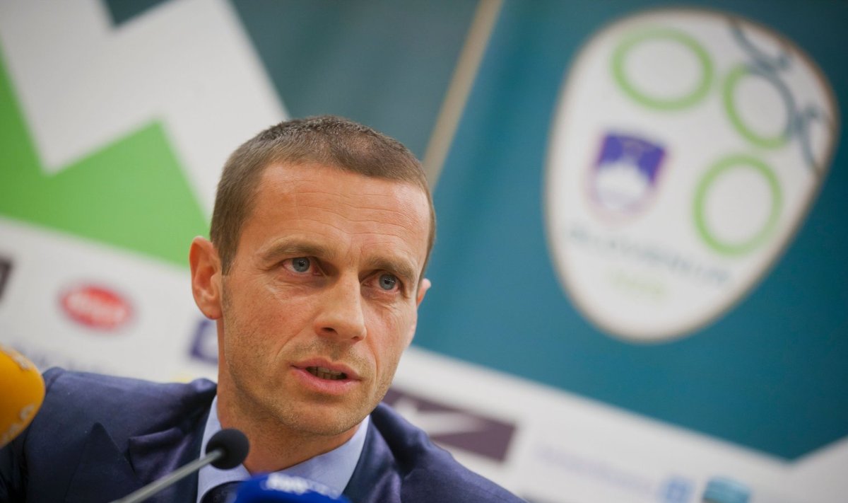 UEFA presidendiks pürgiv Aleksander Ceferin.