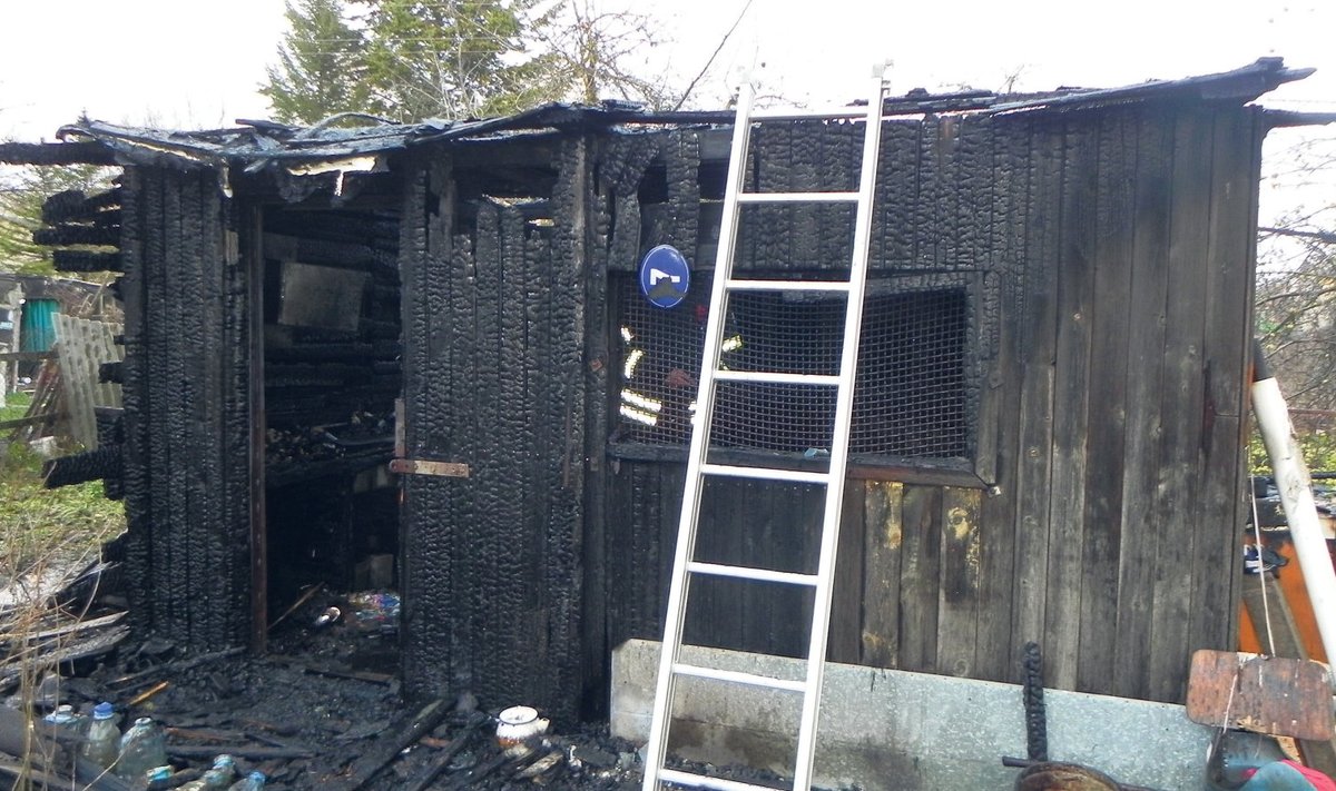 Fotol 2014. aasta novembris Harkujärvel põlenud abihoone, mis sai alguse ise valmistatud ahju kütmisest. Selle põlengu käigus sai põletushaavu 41aastane mees.
