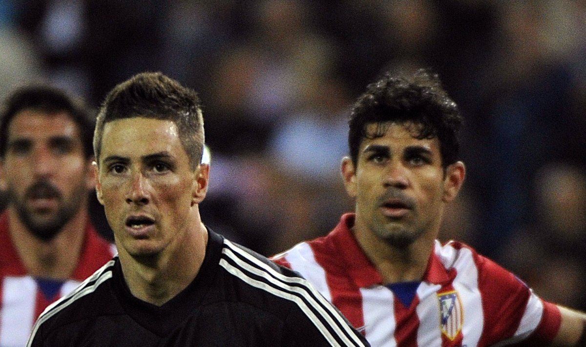 Kaks endist Atletico mängijat - Fernando Torres ja Diego Costa.