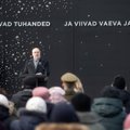 ФОТО | В Таллинне у Мемориала жертвам коммунизма почтили память жертв депортации. Свечи зажгли и на площади Вабадузе