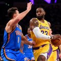 Warriors lõpetas pika kaotusteseeria, Lakers kindlustas LeBron Jamesi ajaloolise kolmikduubli toel liidrikohta