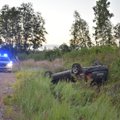 ФОТО И ВИДЕО | ДТП в Вильяндимаа: погиб 25-летний водитель без прав