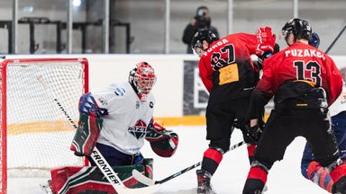 ВИДЕО | Рижский клуб прервал 4-матчевую серию побед „Пантер“ в Открытом чемпионате Латвии по хоккею
