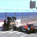 VIDEO: Hirmus avarii Monaco GP-l: külili rajale seisma jäänud Wehrlein tõi välja turvaauto