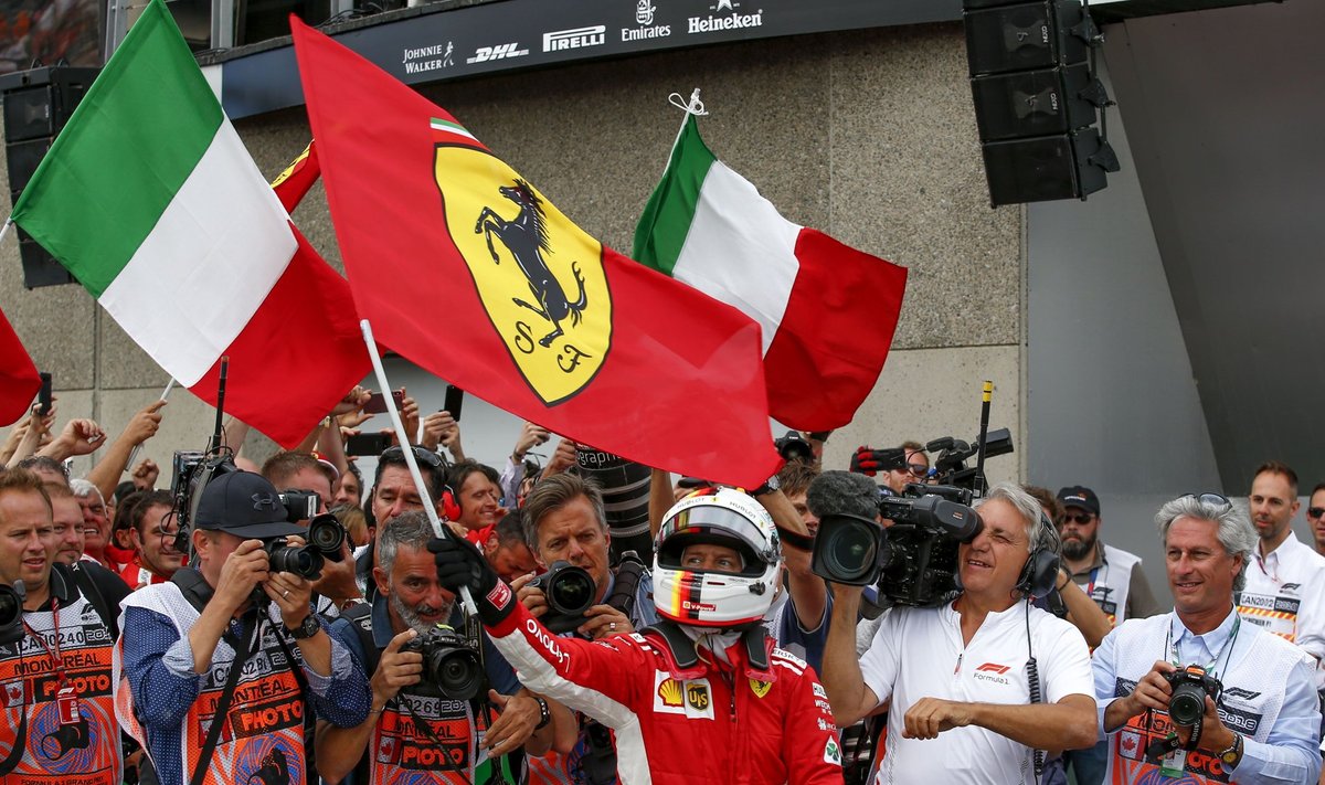 Sebastian Vettel tõusis taas MM-sarja üldliidriks.