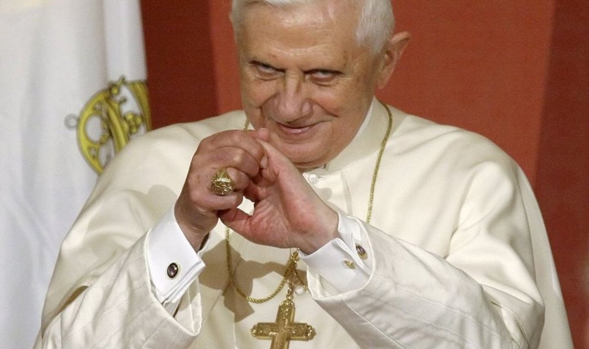 Paavst Benedictus XVI 9. septembril Viinis. 