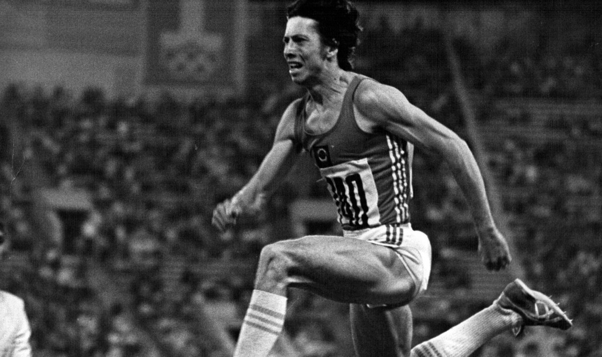 Jaak Uudmäe võiduhüpe 1980. aasta Moskva olümpial.
