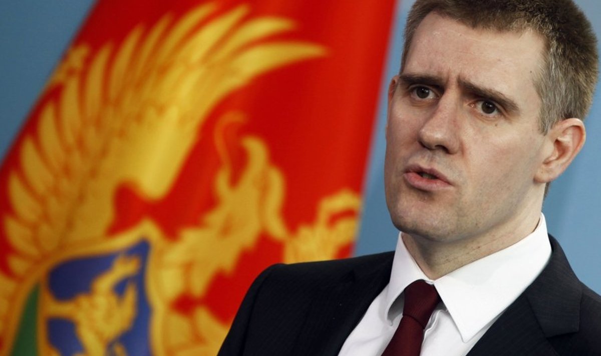 Montenegro peaminister Igor Lukšić