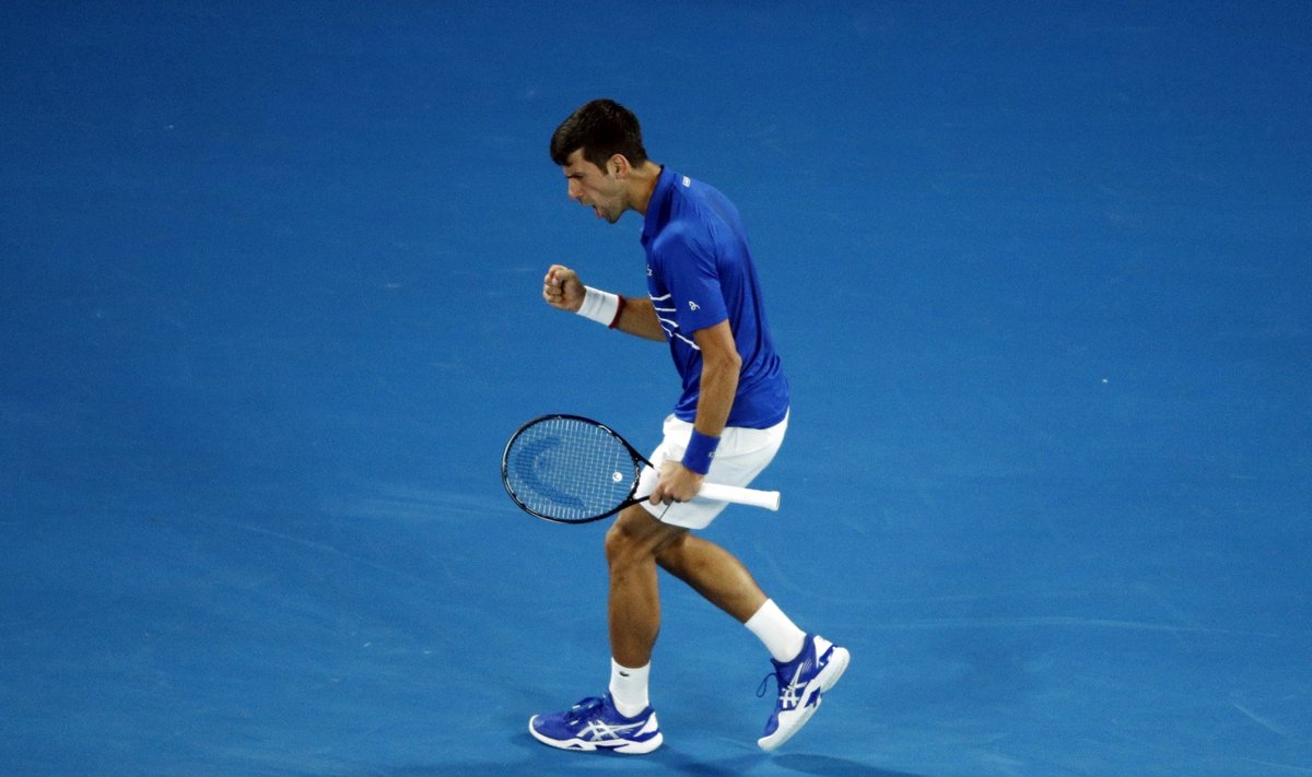 Novak Djokovic jõudis taaskord Australian Openi finaali