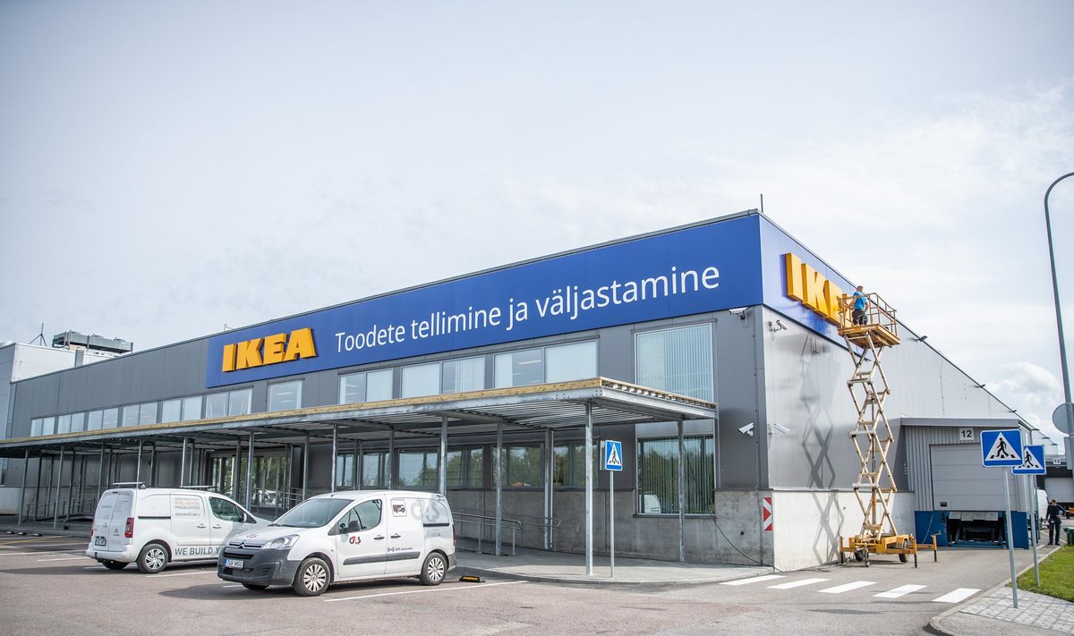 Eesti IKEA väljastuspunkt päev enne avamist