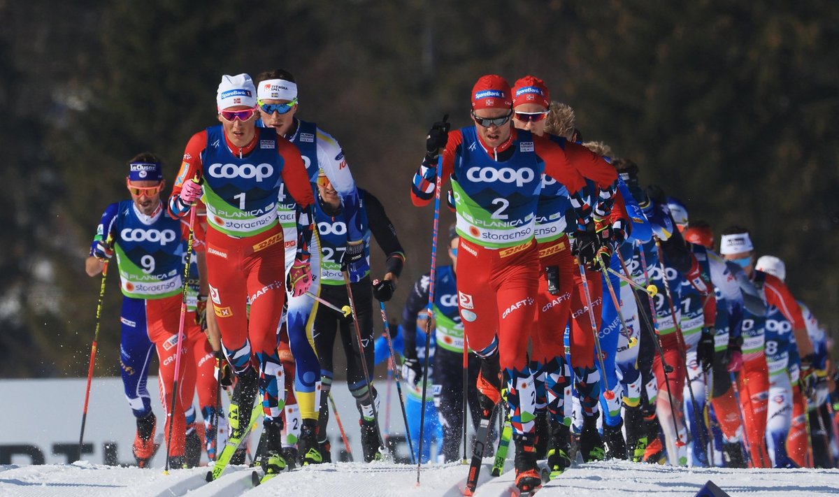 Tour de Ski meeste võistlus kipub kujunema Norra meistrivõistlusteks.