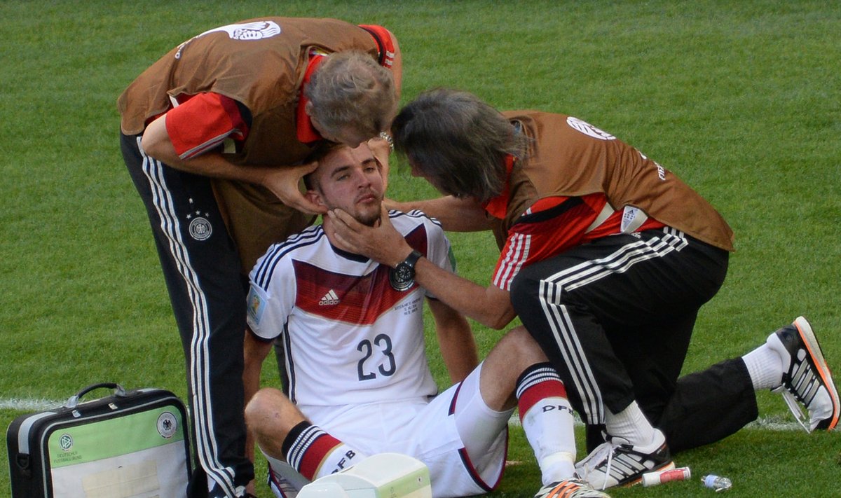 2014. aasta jalgpalli MM-finaalis peapõrutuse saanud Christoph Kramer