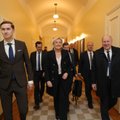 ФОТО: Депутаты EKRE прогуляли заседание Рийгикогу ради встречи с Марин Ле Пен