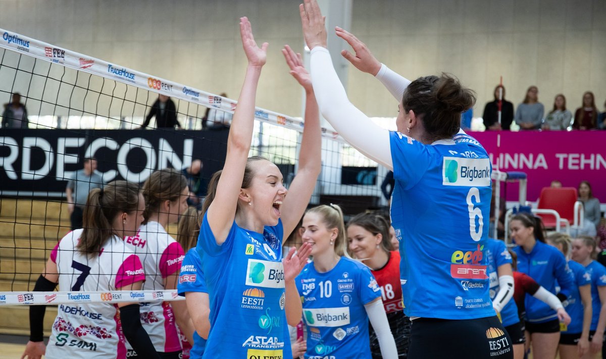 Naiste Eesti meistrivõistluste finaalseeria neljandas mängus võitis Tartu Ülikool/Bigbank kolmes geimis TalTech/Tradehouse'i, kindlustades seega 3:1 mänguvõitudega endale teise järjestikuse Eesti meistritiitli.
