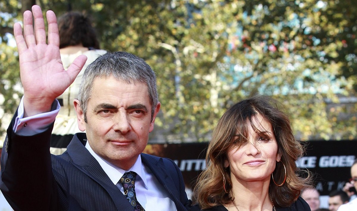 Rowan Atkinson abikaasa Sunetra Sastry'ga