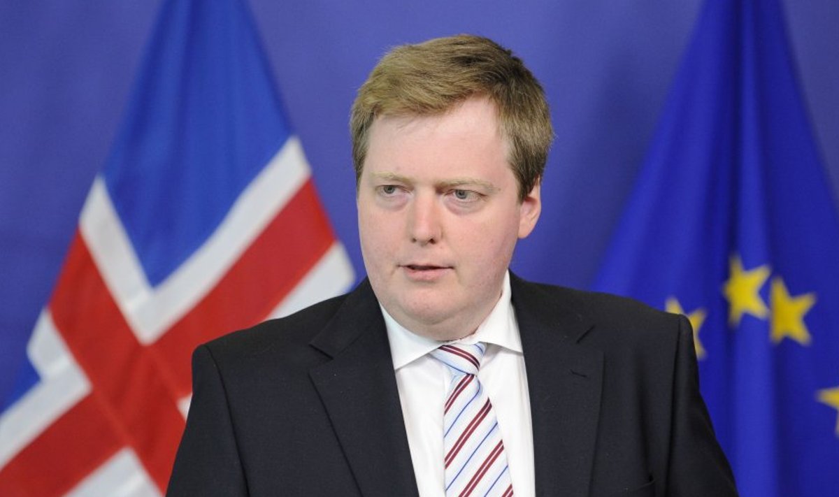 Islandi peaminister Sigmundur Davíð Gunnlaugsson