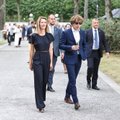 Кая Каллас удивила своим нарядом на президентском приеме в Розовом саду