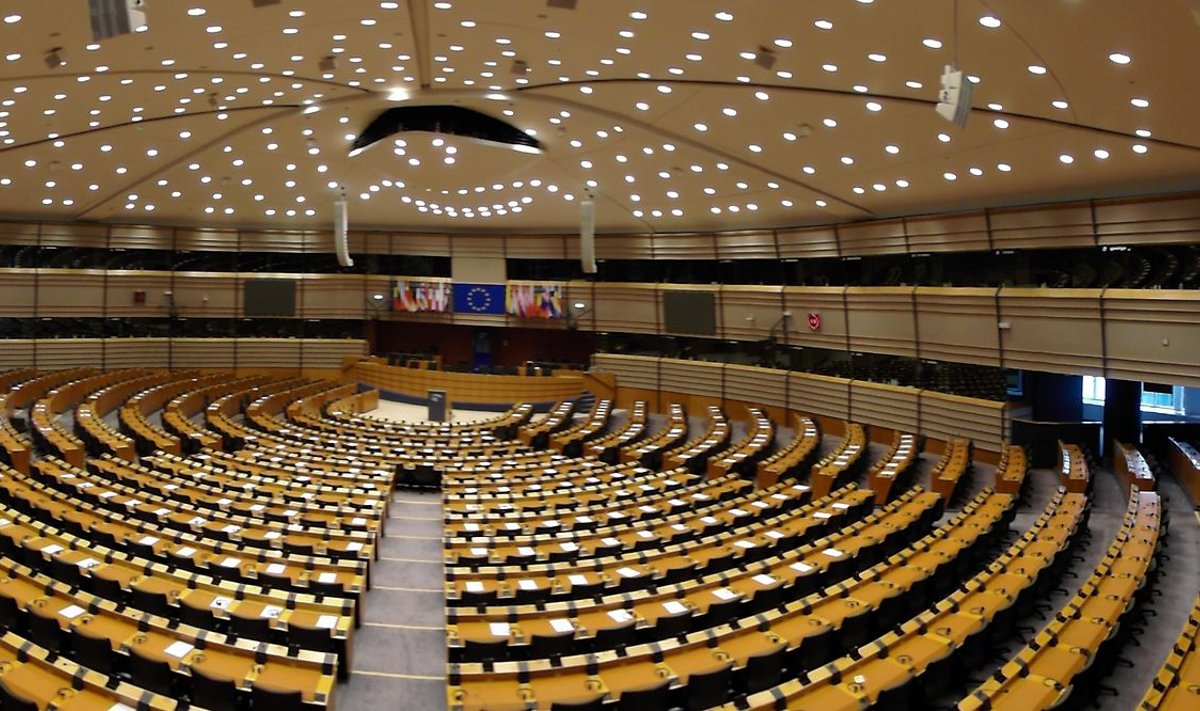 Euroopa Parlamendi istungitesaal Brüsselis