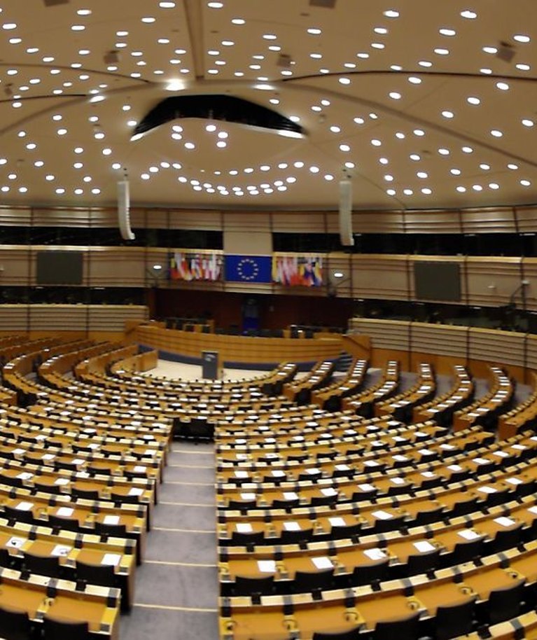 Europarlamendi istungite saal Brüsselis