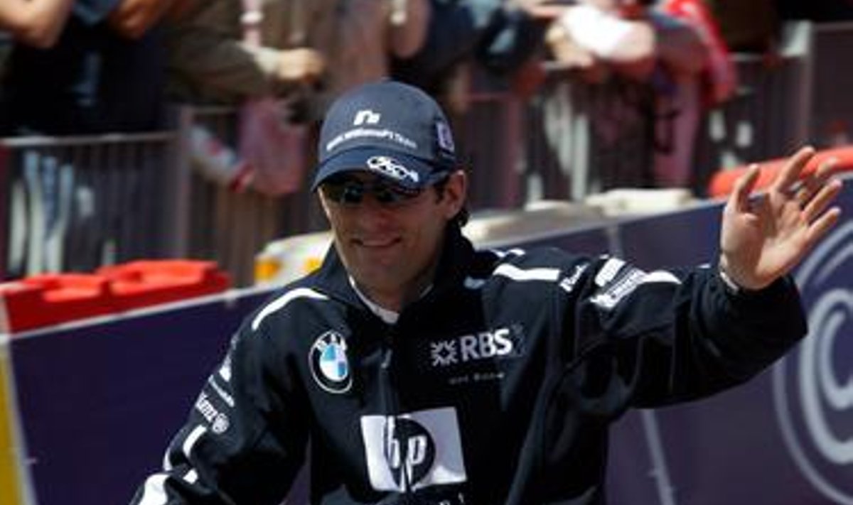 Williams BMW piloot Mark Webber Austraalia GP eel