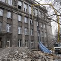 ФОТО: Переделка нового здания Гимназии Густава Адольфа началась без разрешения на строительство