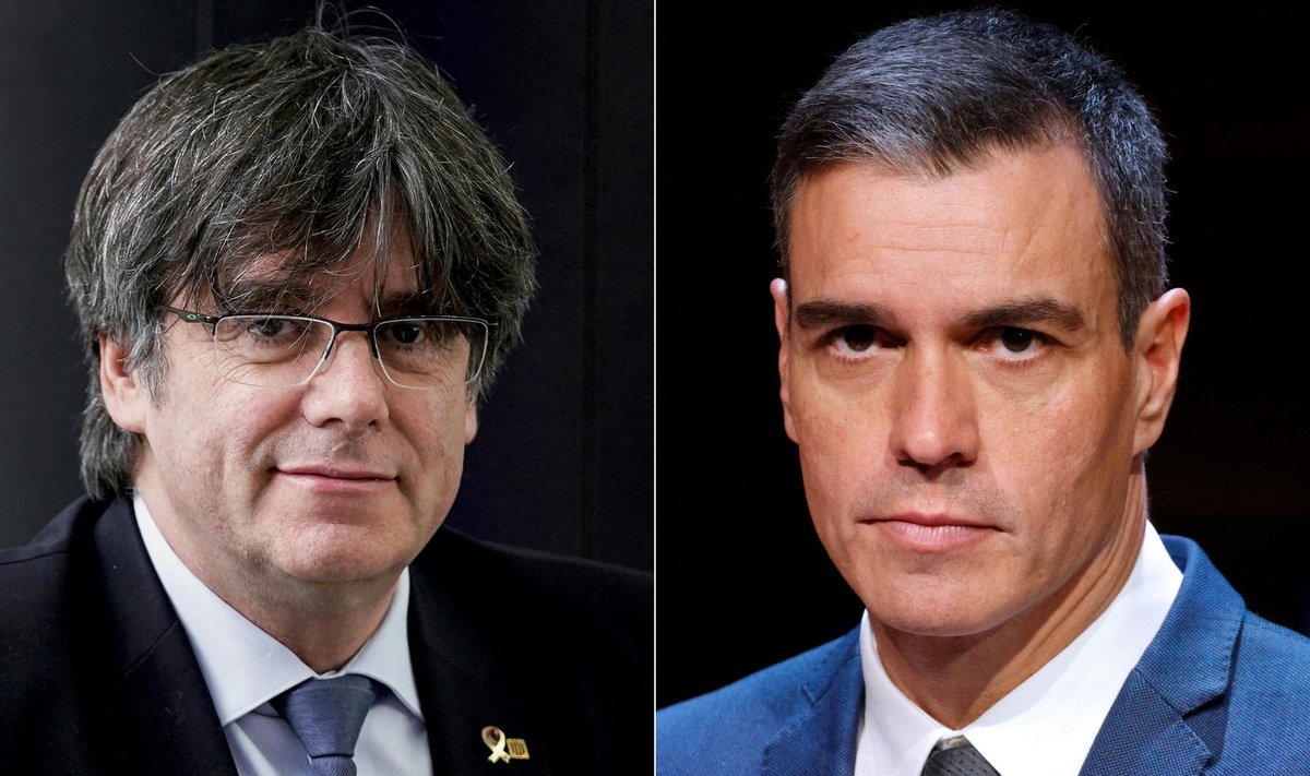 Carles Puigdemont ja Pedro Sánchez