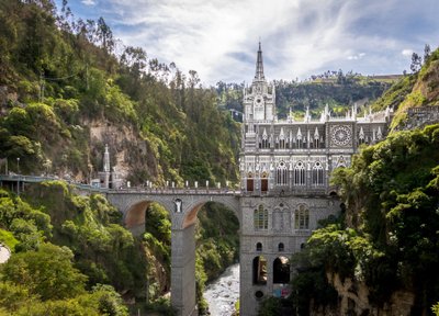 Las Lajas Sanctuary Narinos, Colombias