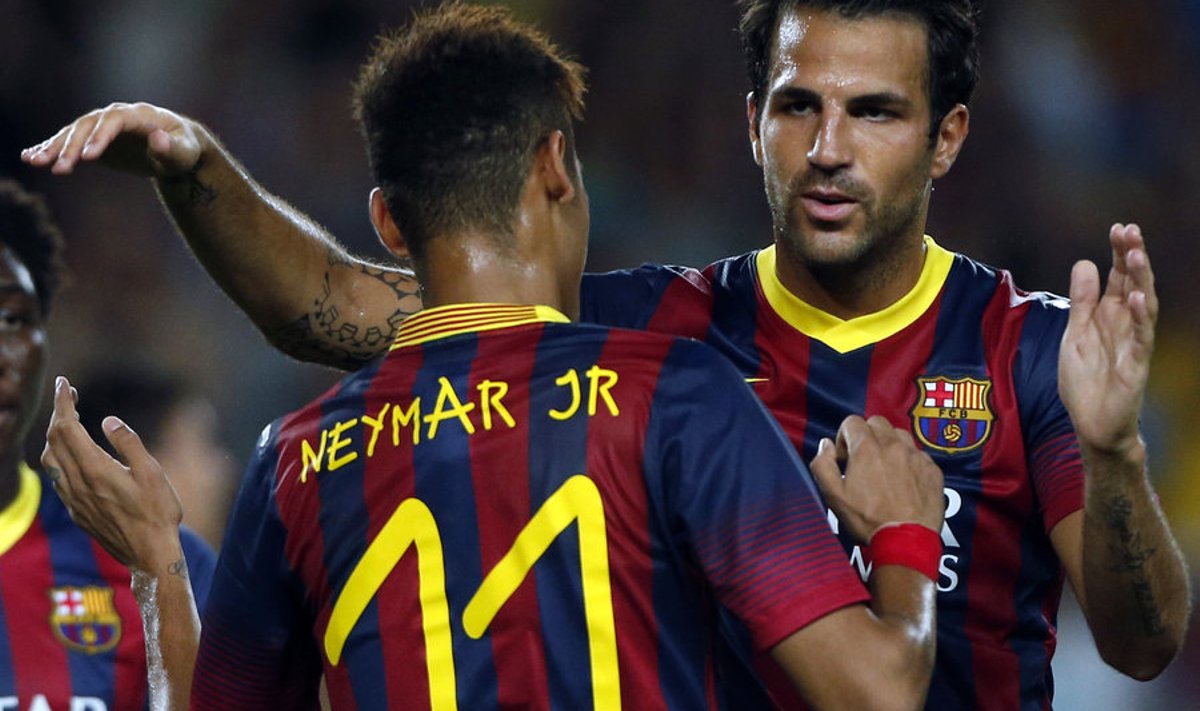 Neymar ja Fabregas