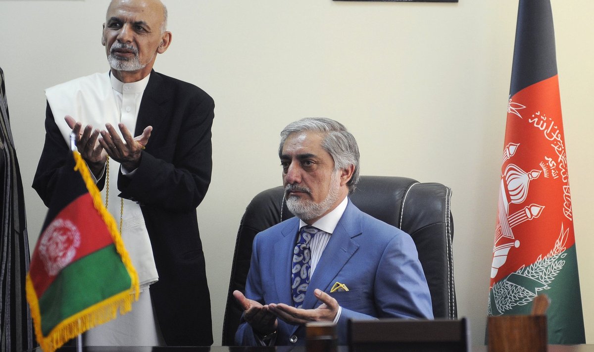 Ühtsust ilmutades käivad Ghani ja Abdullah (paremal) sel nädalal koos Euroopas.