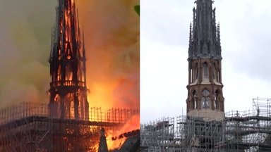 VIDEO | Enne ja pärast: vaata, milline näeb välja Pariisi Jumalaema kirik viis aastat pärast laastavat tulekahju