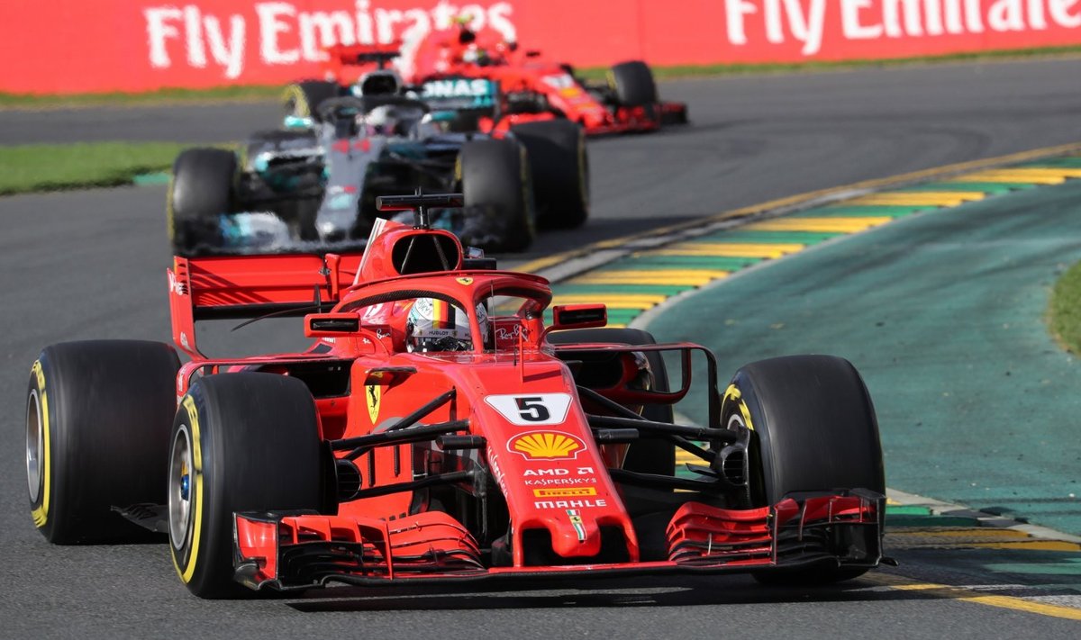 Ferrari-Mercedes-Ferrari - selline oli Austraalia GP esikolmik