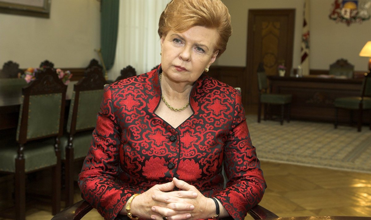 Läti Vabariigi president Vaira Vike-Freiberga