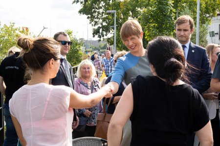 President Kaljulaid Narvas