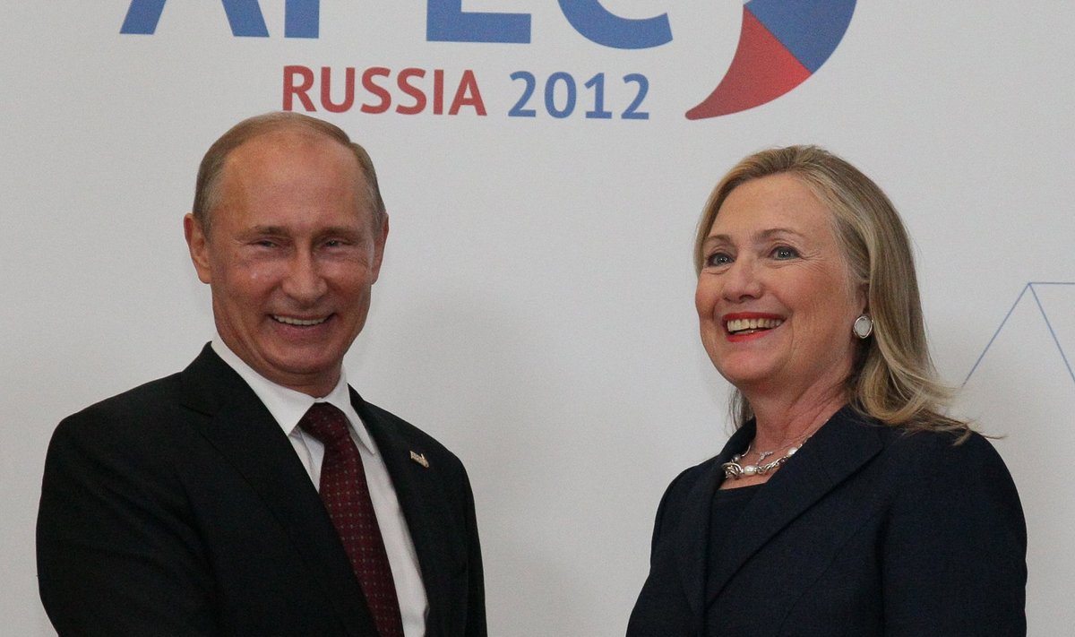 Vladimir Putin, Hillary Clinton