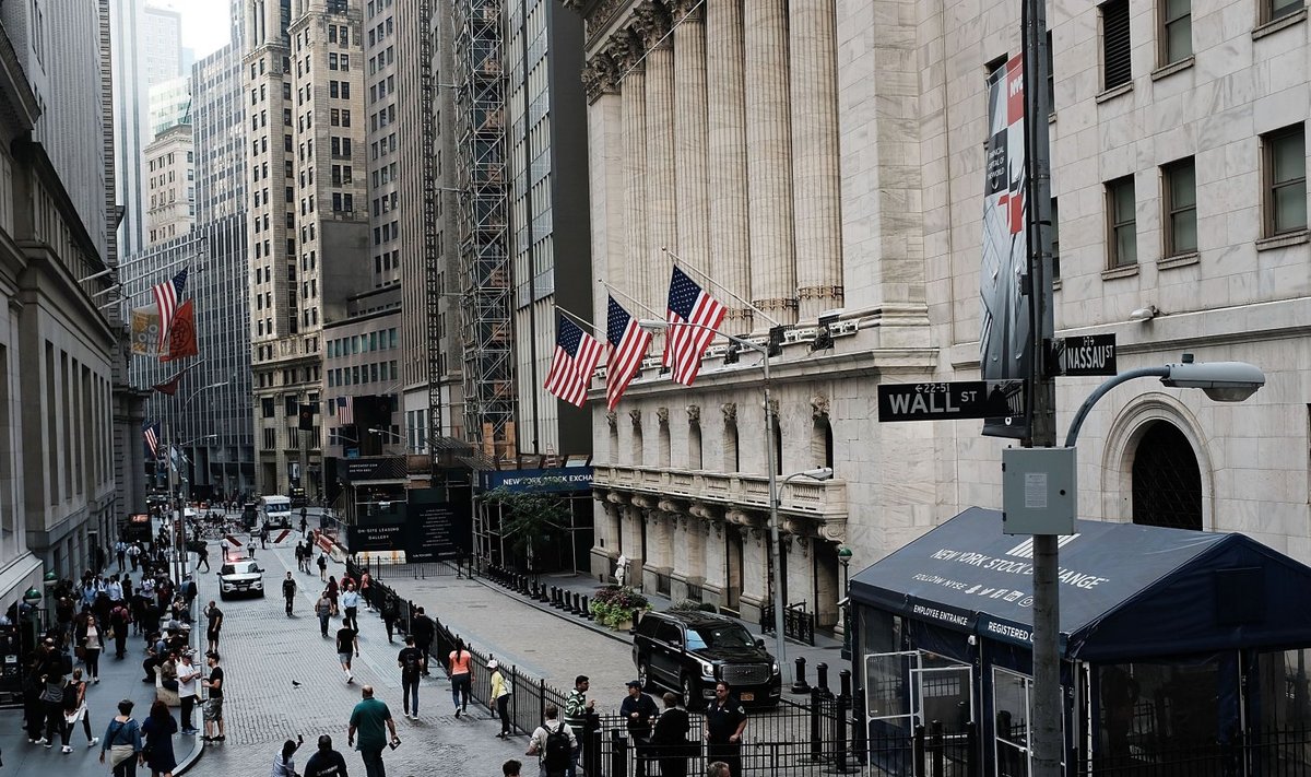 New Yorgi börsihoone Wall Streetil