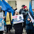 ФОТОРЕПОРТАЖ | Шествие единства и благодарности прошло в Таллинне: Нам нужно еще больше оружия, танков, авиации, амуниции