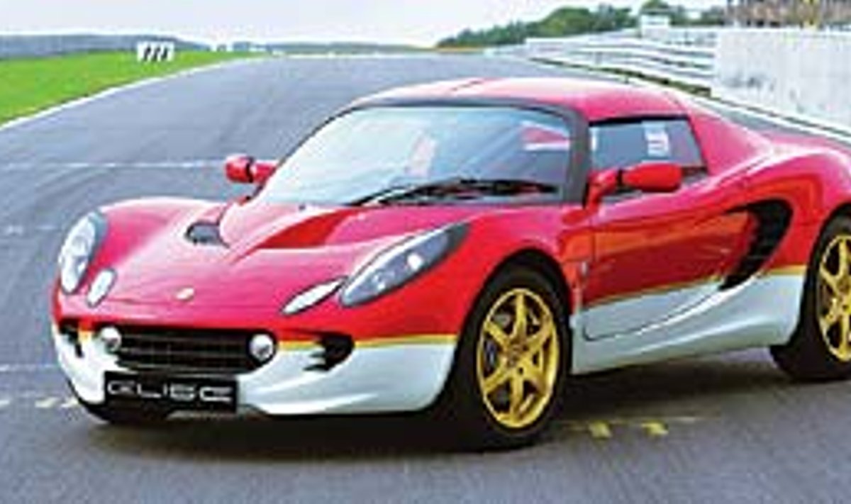 KERGE JA KIIRE: Lotus Elise Type 49. Lotus