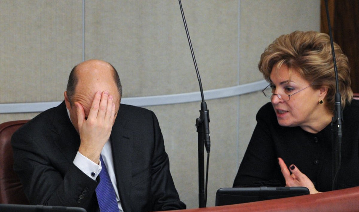 Venemaa rahandusminister Anton Siluanov ja aserahandusminister Tatjana Nesterenko