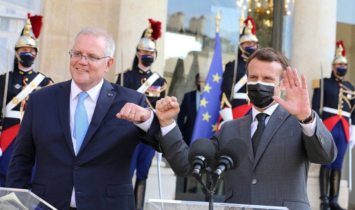 Morrison ja Macron juunis Pariisis