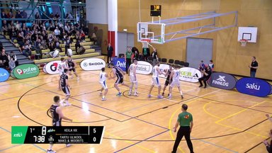 ФОТО и ВИДЕО | Плей-офф ЧЭ по баскетболу: баскетболисты Кейла, сыгравшие при аншлаге, проиграли Тартускому университету